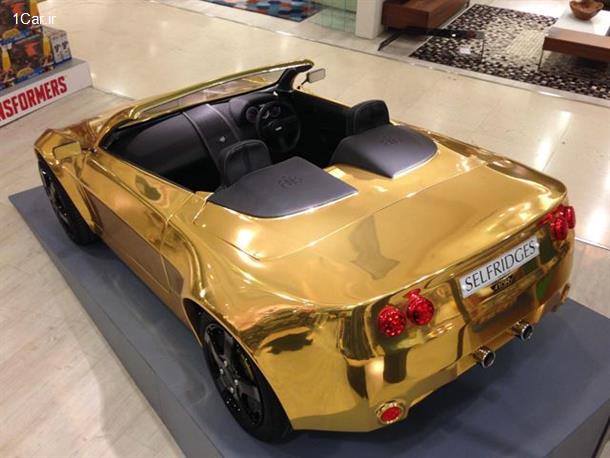 خودروی طلائی در فروشگاه Selfridge!